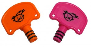 Barrel plug orange - green - yellow - red